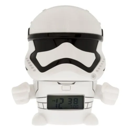 2021371 Будильник BulbBotz Star Wars, минифигура Stormtrooper (Штормтрупер) 14 см