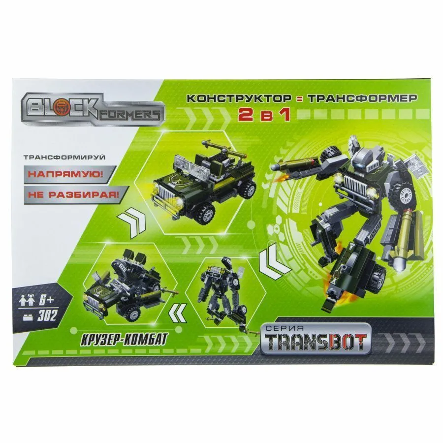 1TOY Blockformers Transbot конструктор "Крузер-Комбат"
