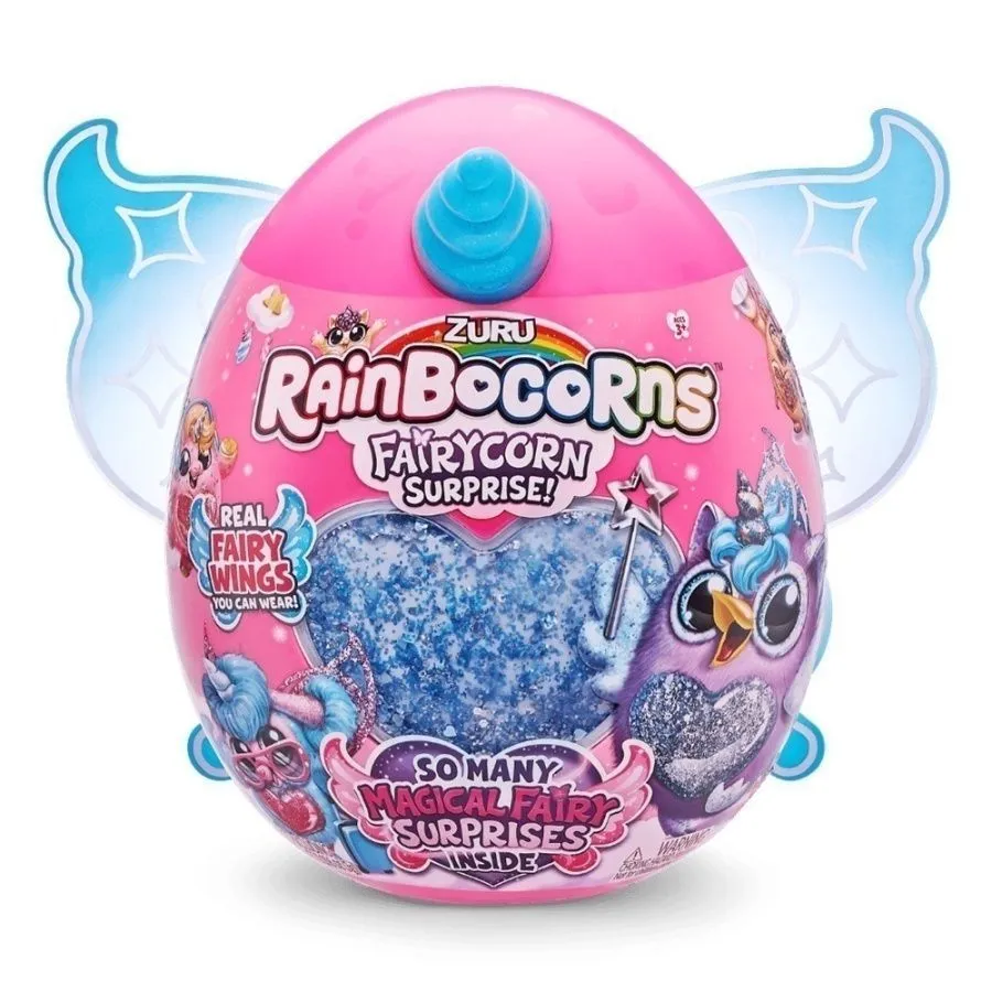 ZURU плюш-сюрприз RainBocoRns Fairycorn в яйце с аксессуарами, в ассорт.