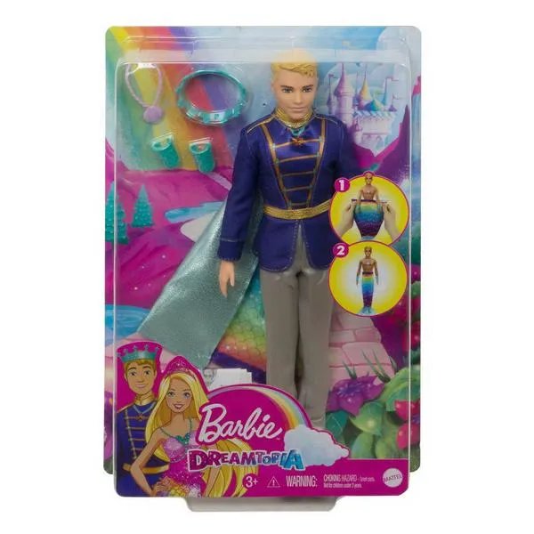 Barbie® Кукла 2-в-1 Принц Русалки