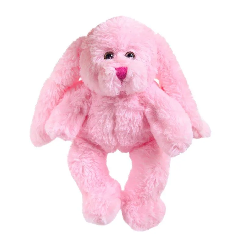 Кролик розовый 15 см