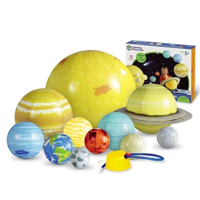 LER2434 Развивающая игрушка "Планеты солнечной Системы (надувная, 12 элементов)