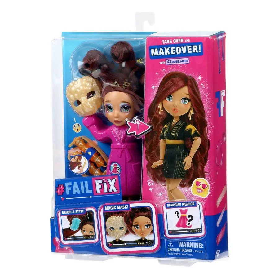 ФейлФикс Игровой набор кукла 2 в1 Лавс Глэм с аксессуарами. TM FAILFIX