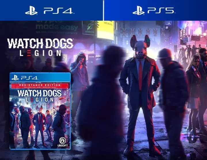 PS4:  Watch Dogs: Legion Resistance Edition