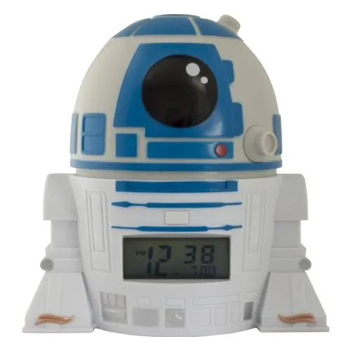 2021401 Будильник BulbBotz Star Wars, минифигура R2-D2 (Артудиту) 14 см