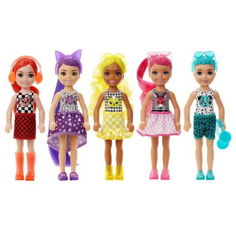 Barbie Кукла-сюрприз Челси Волна 2 с сюрпризами внутри