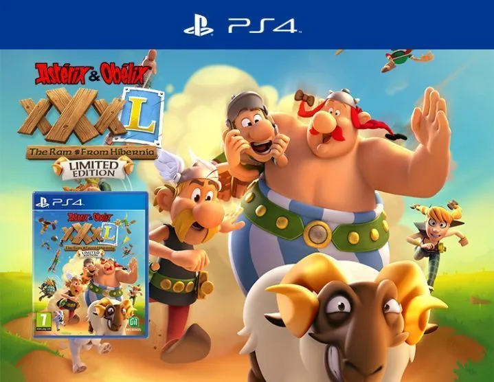PS4:  Asterix & Obelix XXXL : The Ram From Hibernia. Limited Edition