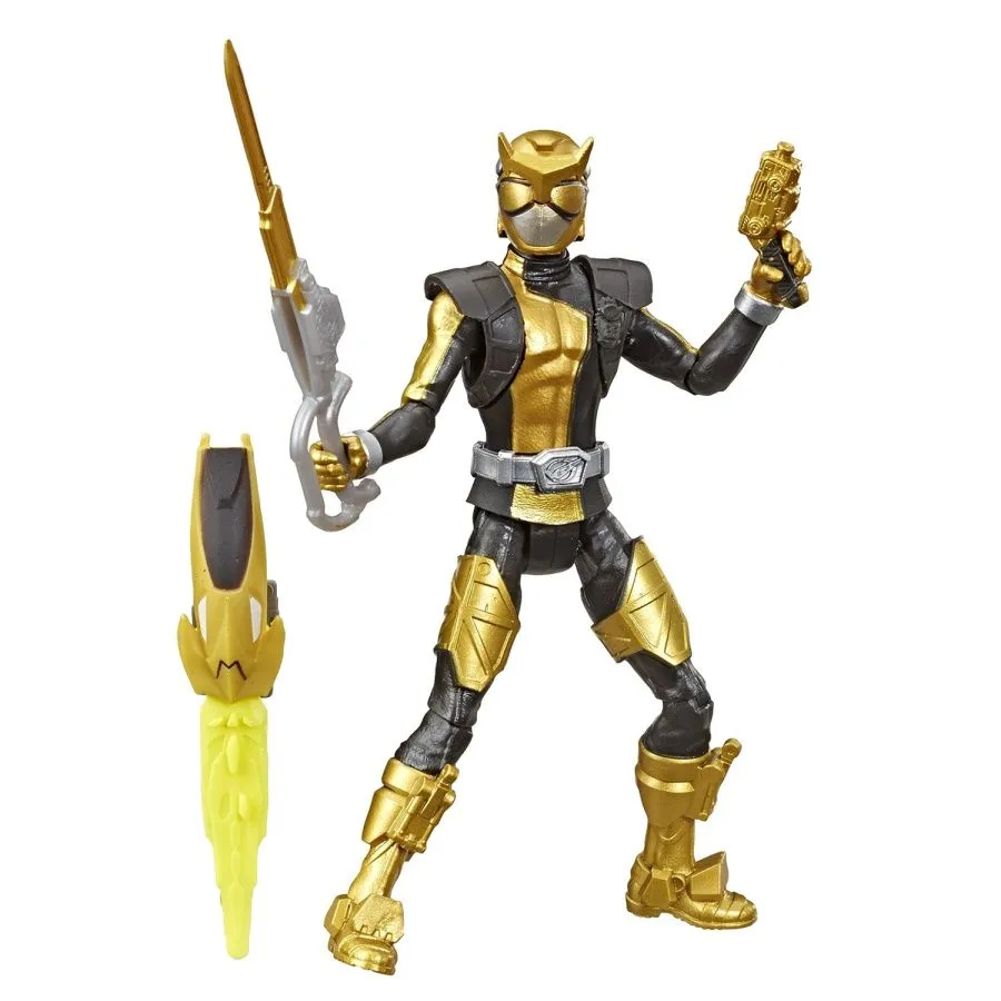 Фигурка Power Rangers - Золотой Рейнджер с боевым ключом