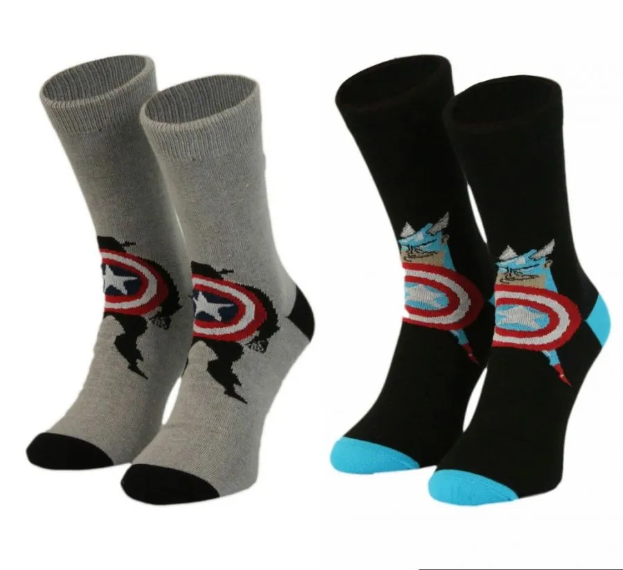 Marvel Avengers Captain America носки - 2 пары