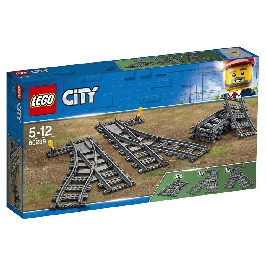 Конструктор Lego City, Железнодорожные стрелки