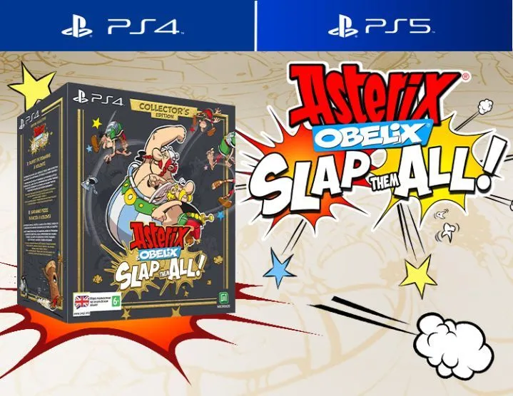 PS4:  Asterix & Obelix Slap Them All Коллекционное издание ( PS4/PS5)
