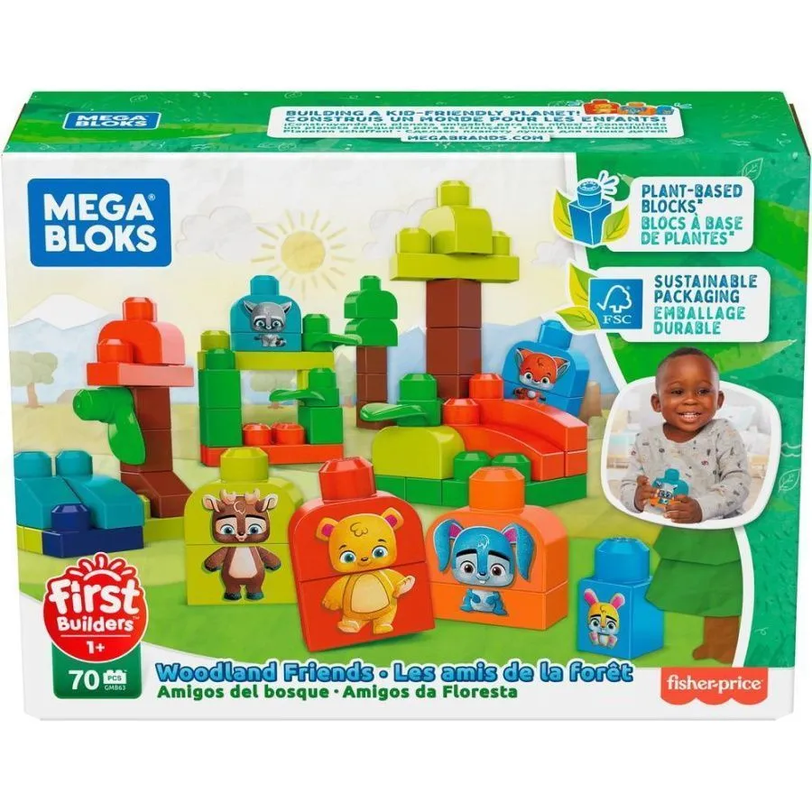 Mega Bloks® ЭКО игровой набор "Лесные Друзья"