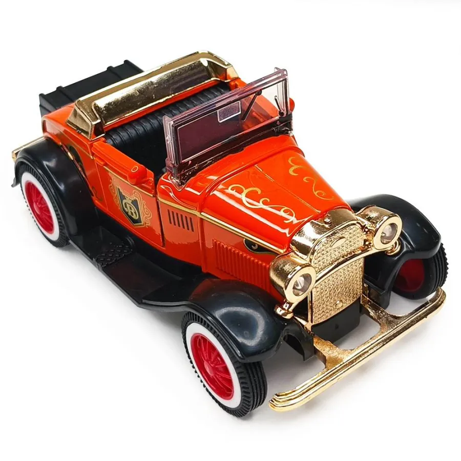 Ретро-автомобиль, кузов "кабриолет", оранжевый