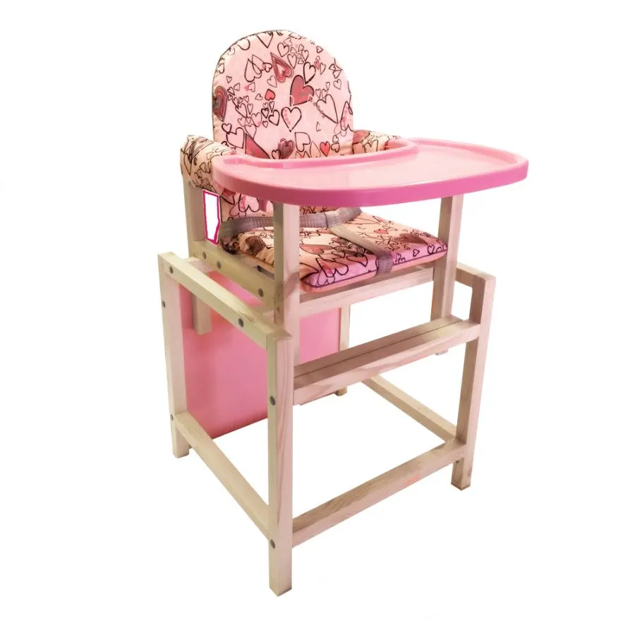 Стол-стул для кормления "СТД 07" (розовый/розовый)