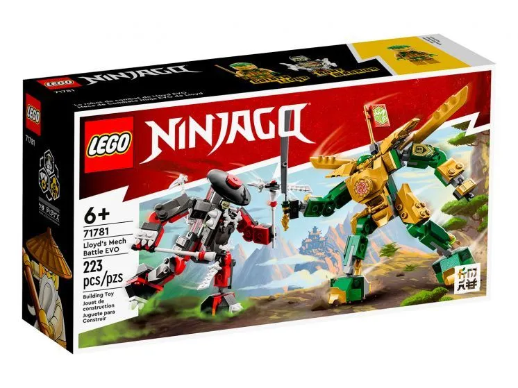 Конструктор LEGO Ninjago Битва роботов Ллойда EVO