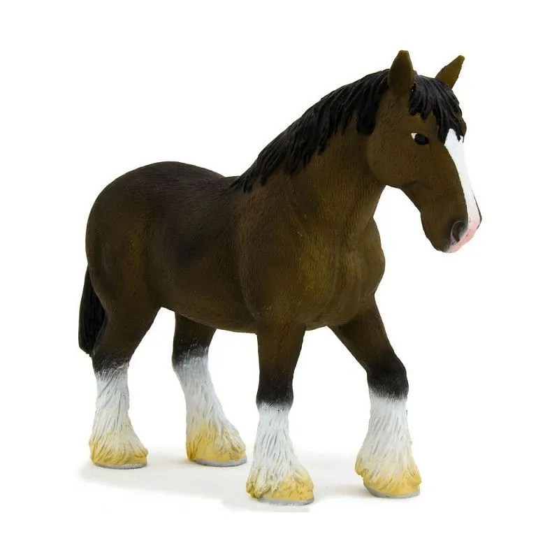 387070 Фигурка Mojo (Animal Planet)-Лошадь коричневая клейдесдальской породы (XL)