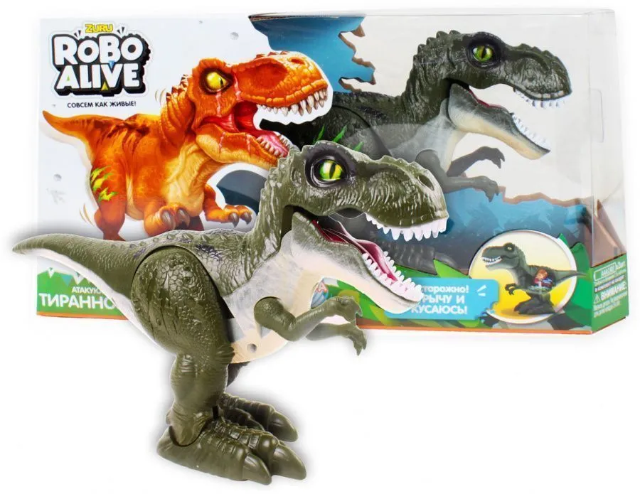 Игрушка Робо-Тираннозавр Robo Alive (зеленый) 