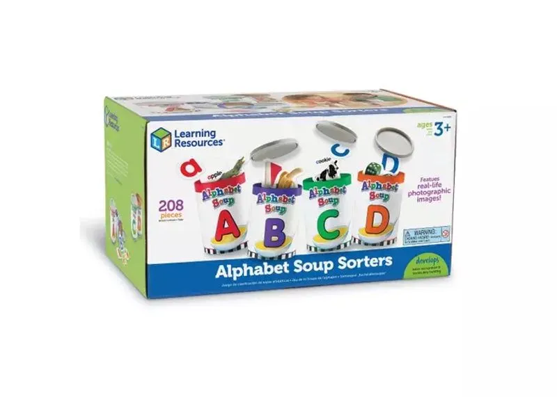 LER6801 Развивающая игрушка "Суп из английского алфавита" (26 элементов)