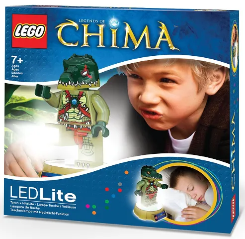 LGL-TOB16 Игрушка-минифигура-фонарь LEGO Legends of Chima(Легенды Чимы)-Cragger (Краггер) на подстав