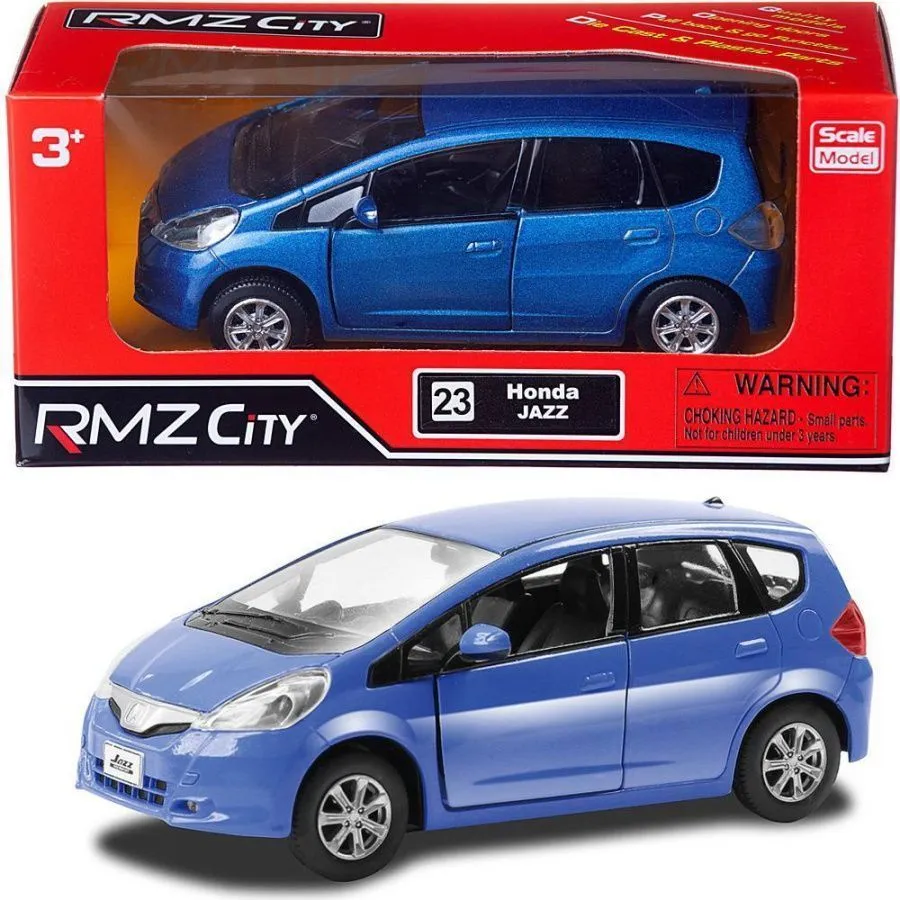 Машина металлическая RMZ City 1:32 Honda Jazz, инерционная, синяя