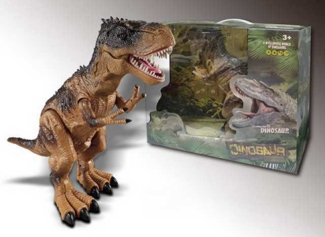 Динозавр на р/у "Тиранозавр Рекс/ Спинозавр", пускает пар, звук, свет