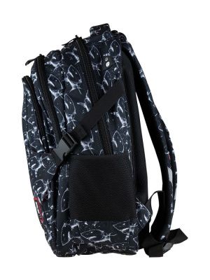 502020063 рюкзак HEAD, модель X-ray Sharks, размеры 45х31х19см, цвет: черный/белый