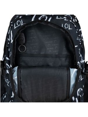 502020104 рюкзак HEAD, модель LOL, размеры 45х31х19см, цвет: черный/белый