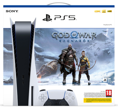 PS5 Blu-Ray Edition (CFI-1216A) + God of War Ragnarok