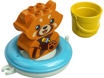 LEGO Конструктор LEGO DUPLO My First Приключения в ванной Красная панда на плоту 10964
